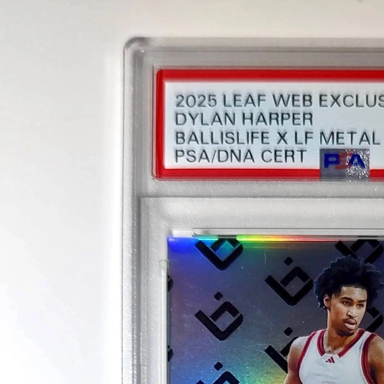 Dylan Harper 2025 Leaf Metal #BILA-DH1 Refractor PSA 8 Auto 10 - Baseball Card Single