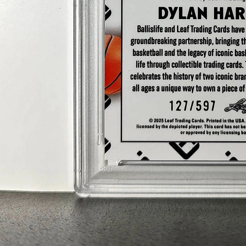 Dylan Harper 2025 Leaf Metal #BILA-DH1 Refractor PSA 8 Auto 10 - Baseball Card Single
