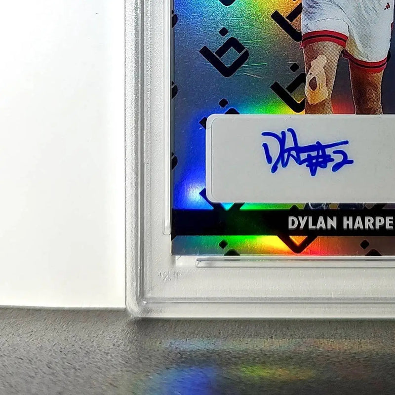 Dylan Harper 2025 Leaf Metal #BILA-DH1 Refractor PSA 8 Auto 10 - Sports Memorabilia