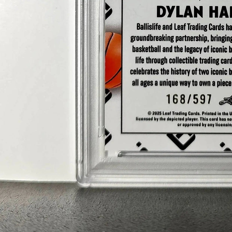 Dylan Harper 2025 Leaf Metal #BILA-DH1 Refractor PSA 8 Auto 10 - Sports Memorabilia