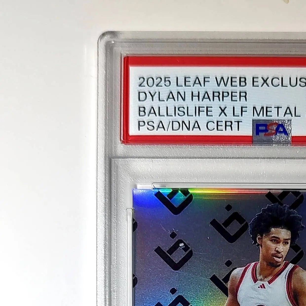 Dylan Harper 2025 Leaf Metal #BILA-DH1 Refractor PSA 8 Auto 10 - Sports Memorabilia