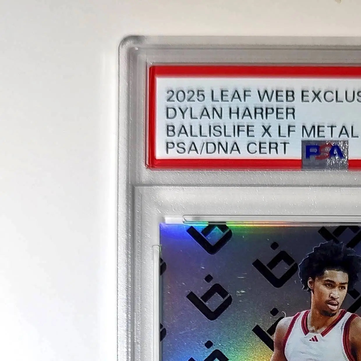 Dylan Harper 2025 Leaf Metal #BILA-DH1 Refractor PSA 9 Auto 10 - Basketball Card Single