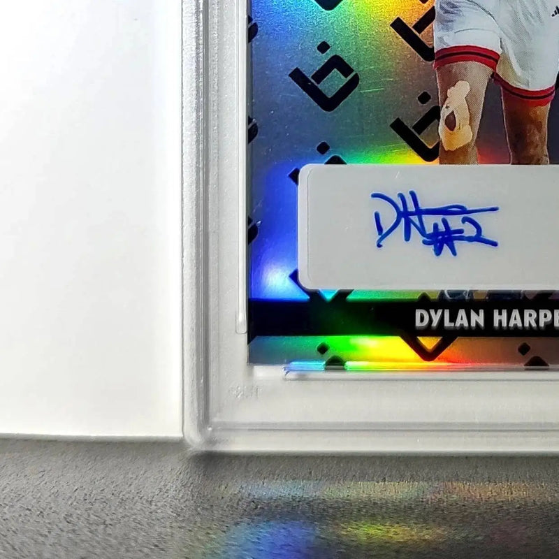 Dylan Harper 2025 Leaf Metal #BILA-DH1 Refractor PSA 9 Auto 10 - Basketball Card Single
