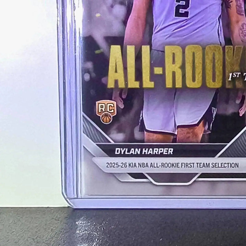 Dylan Harper Rookie 2025-26 Topps Now NBA All-Rookie 1st Team San Antonio Spurs
