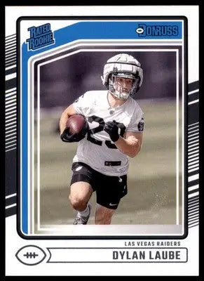 Dylan Laube Rookie 2024 Donruss #372 Las Vegas Raiders - Football Card Single