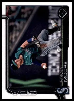 Dylan Moore 2025 Topps #105 Seattle Mariners - Baseball Card Single
