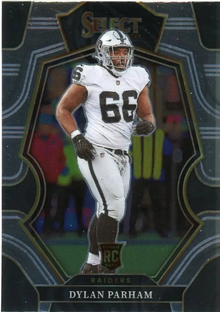 Dylan Parham Rookie 2022 Panini Select Premier #154 Las Vegas Raiders Football - Football Card Single