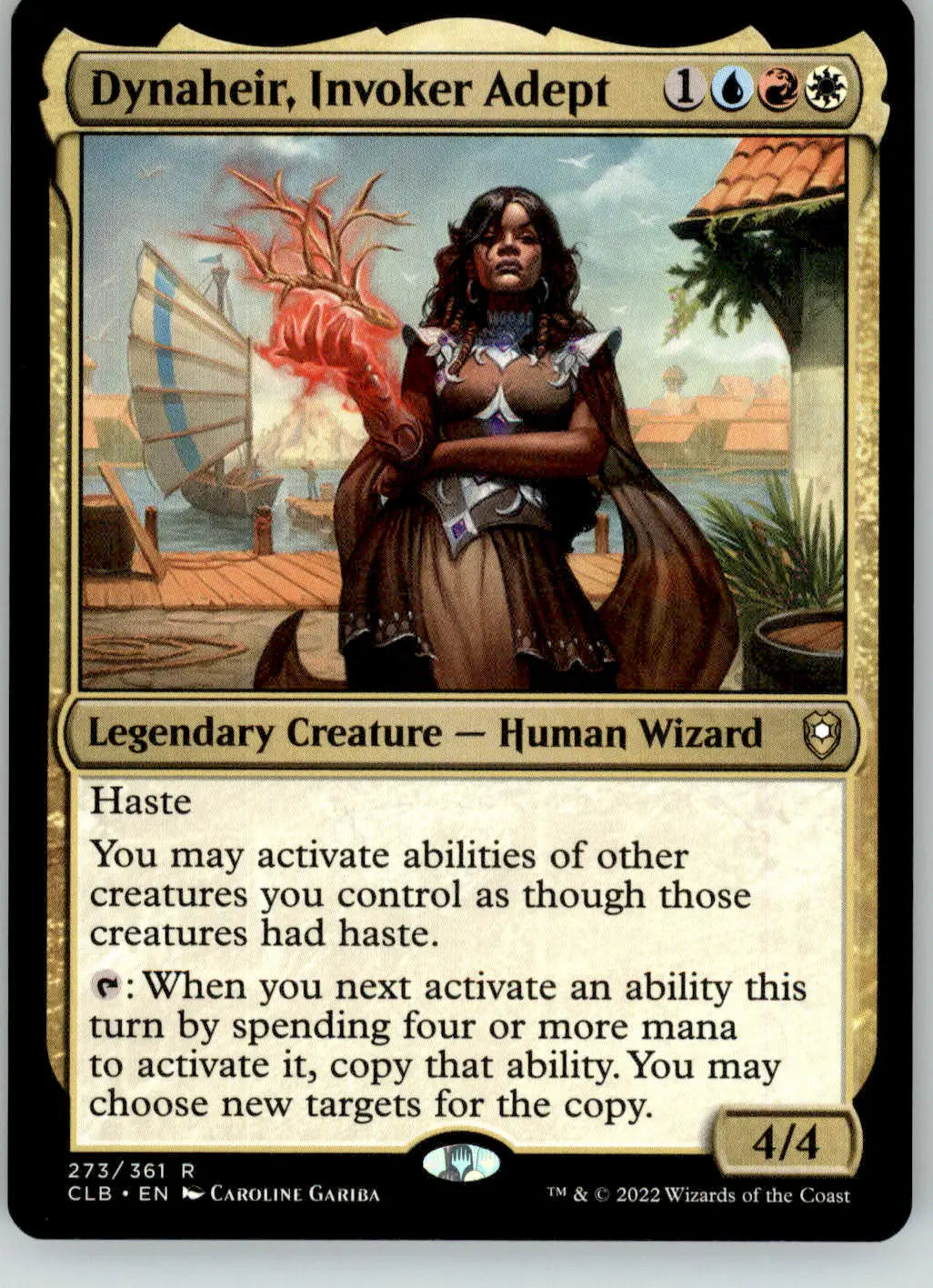 Dynaheir Invoker Adept - Battle for Baldur’s Gate - 273 - LP Magic - Magic Card Single