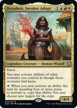 Dynaheir Invoker Adept - Commander Legends: Battle for Baldur’s Gate - 273 - LP - Magic Card Single
