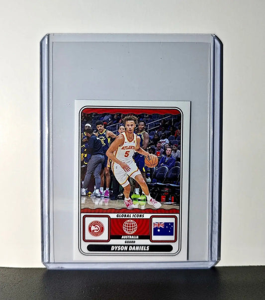 Dyson Daniels Global Icons 2024-25 Panini NBA #55 Sticker Card Atlanta Hawks - Basketball Card Single
