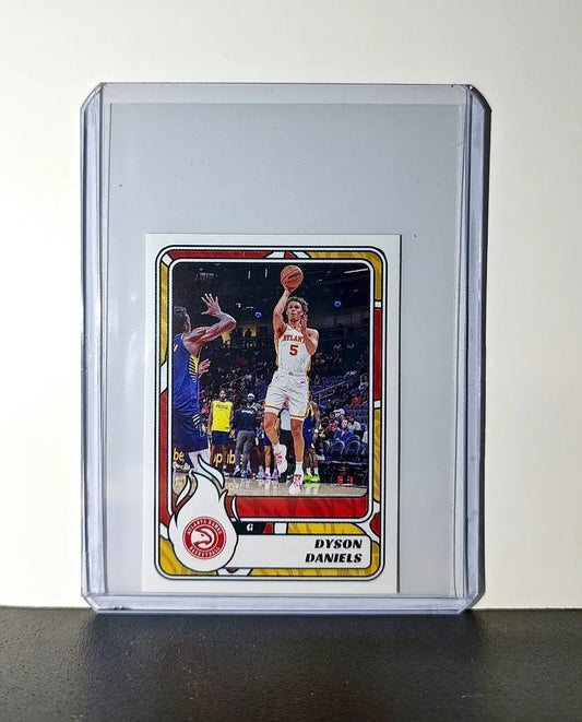 Dyson Daniels Rookie 2024-25 Panini NBA #107 Sticker Card Atlanta Hawks