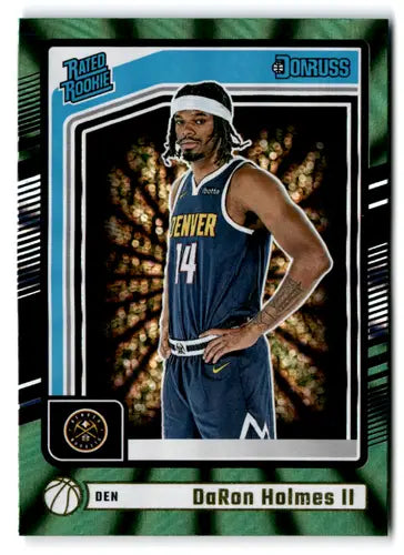 2024-25 Donruss Holo Green Laser #213 DaRon Holmes II NM-MT RC Rookie N ID:81280 - Basketball Card Single
