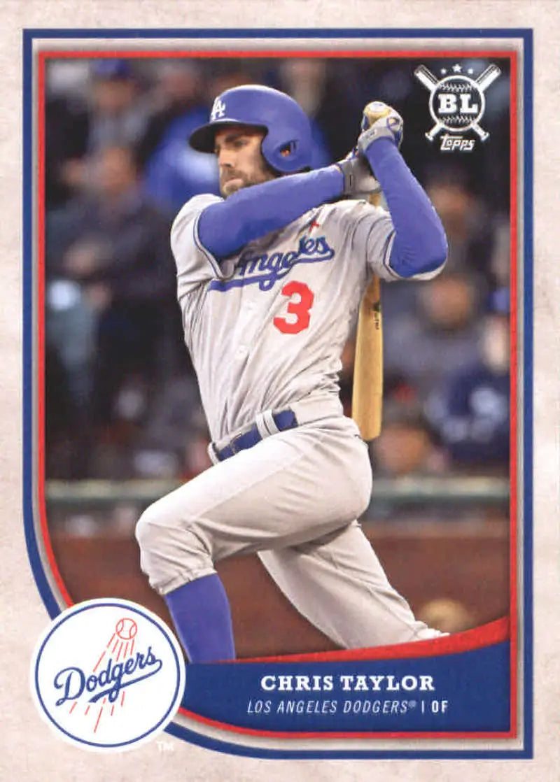 2018 Topps Big League #205 Chris Taylor NM-MT Dodgers ID:14389 - Baseball Card Single