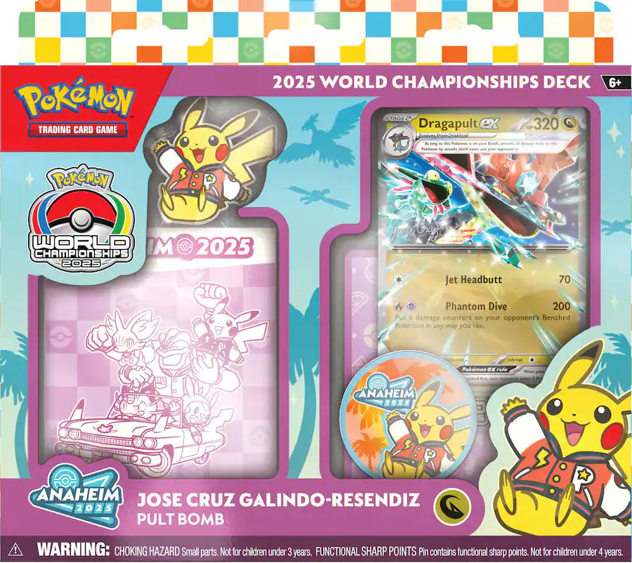 2025 Pokemon TCG World Championship Deck Box | Columbia Sports Cards | Columbia Hobby - Sports Card Boxes - Toploaders - Card Savers.