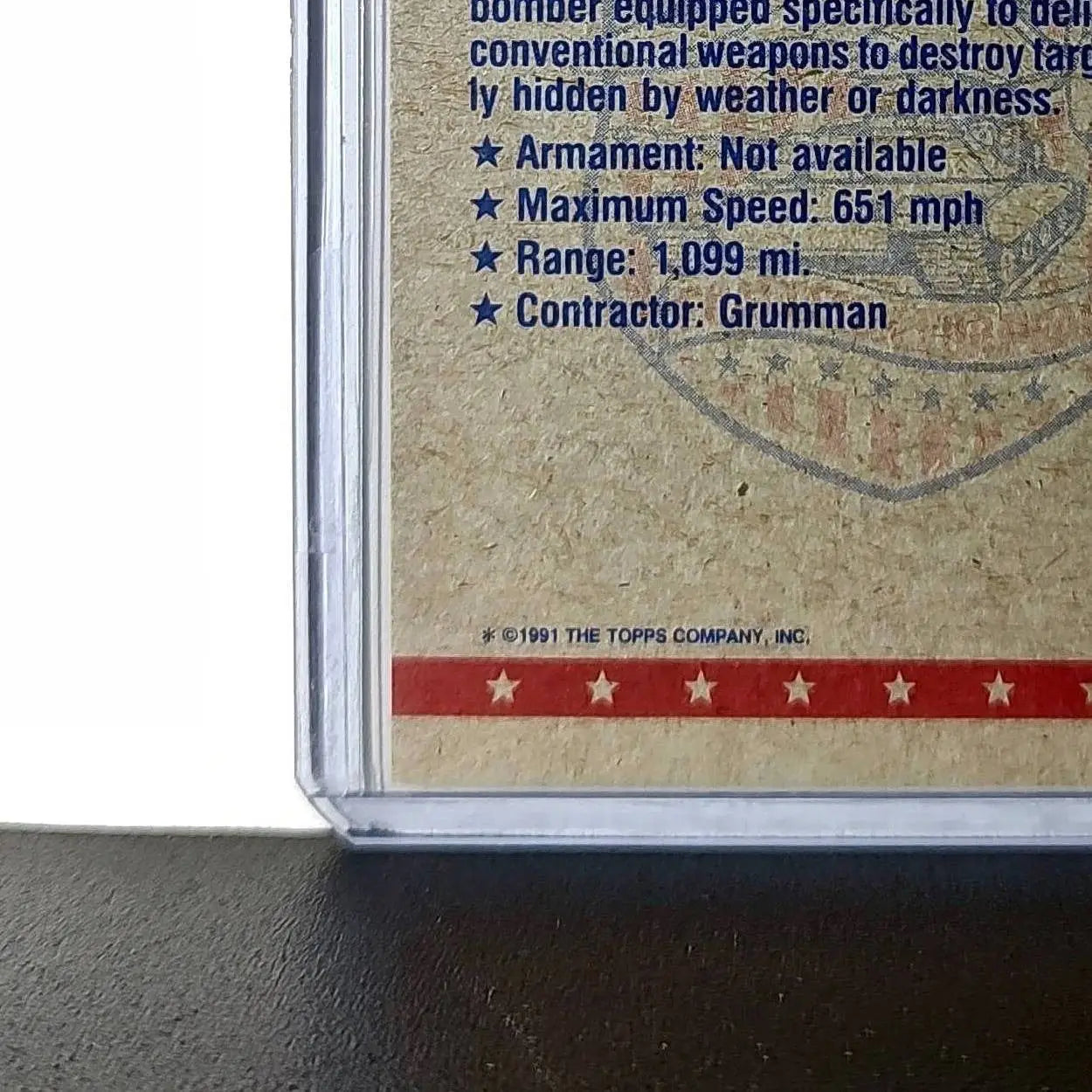 EA-6B Prowler 1991 Topps Desert Storm #35 Card - Other