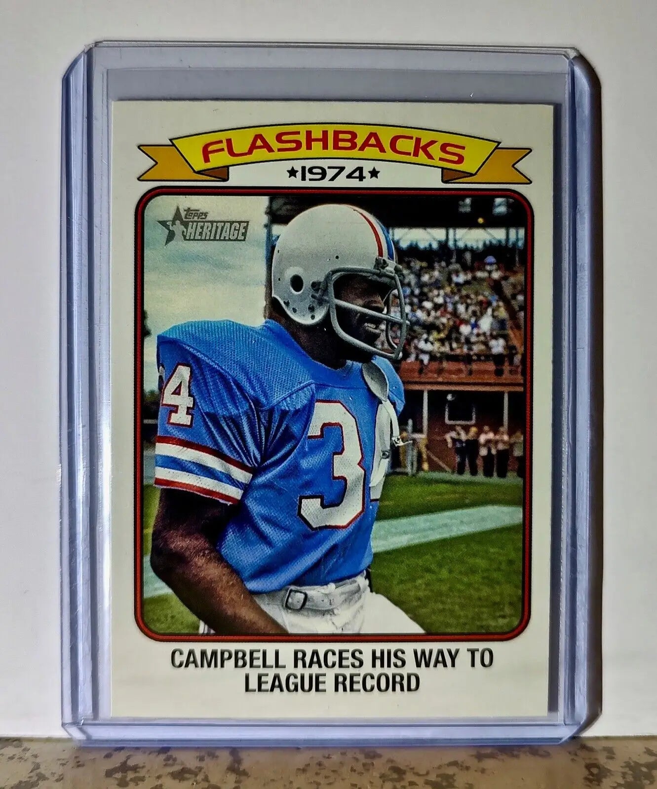 Earl Campbell 2023 Topps 1974 Flashbacks NFL #FF-13 Football Card Houston Oilers - Football Card Single