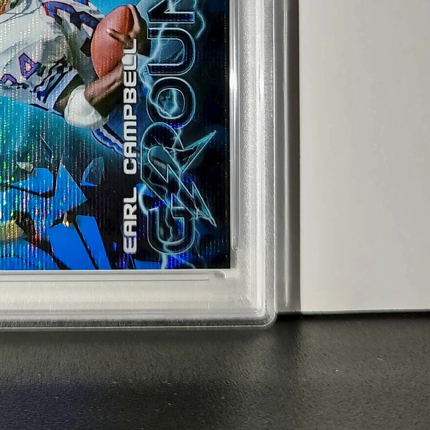 Earl Campbell 2023 Topps Resurgence 51/75 RG-7 Blue Wave Refractor 9 Mint - Football Card Single