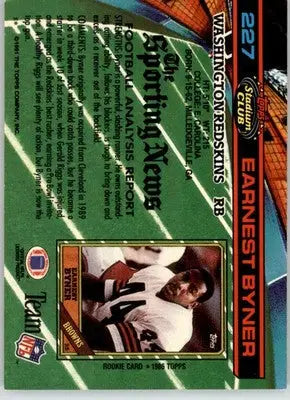 Earnest Byner - 1991 Stadium Club - #227a - Football - Football Card Single