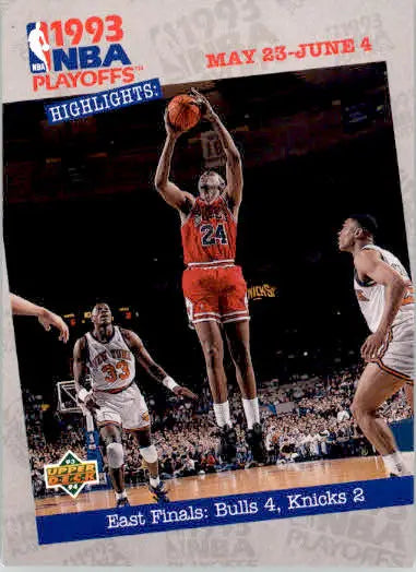 East Finals: Bulls 4 Knicks 2 - 1993-94 Upper Deck - #190 - Basketball - Basketball Card Single