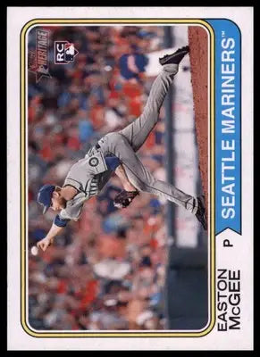 Easton McGee Rookie 2023 Topps Heritage #178 Seattle Mariners - Baseball Card Single