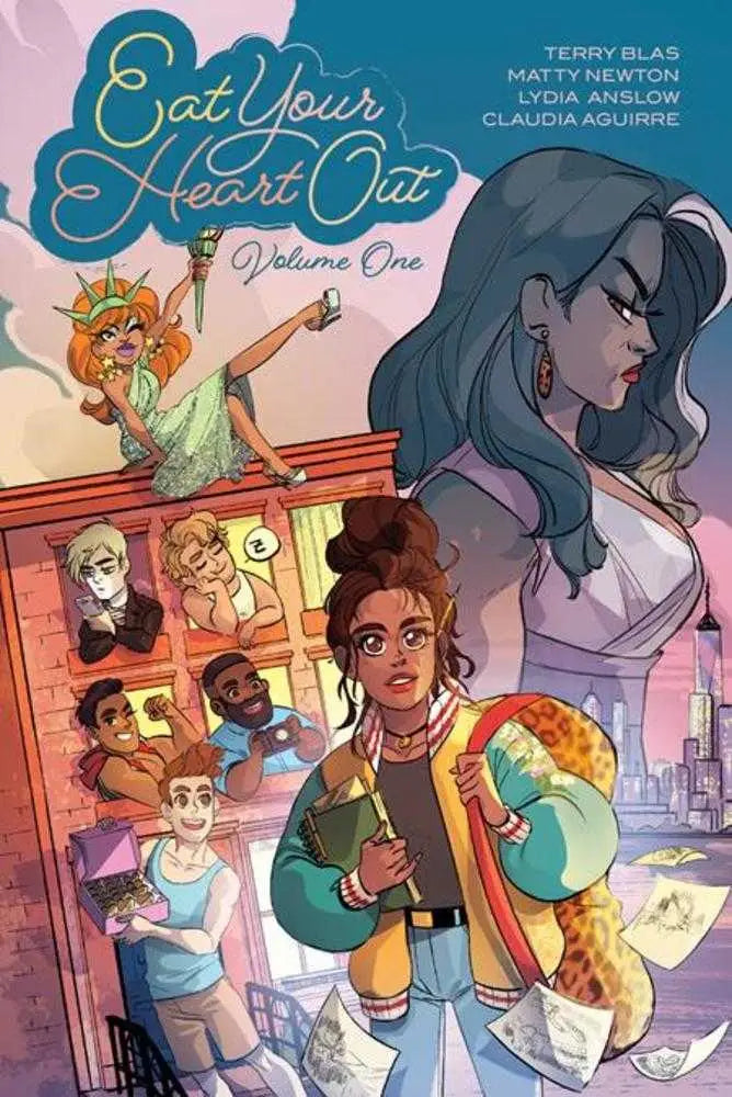 Comic book cover for Eat Your Heart Out TPB Volume 01 showcasing unique fashion design art