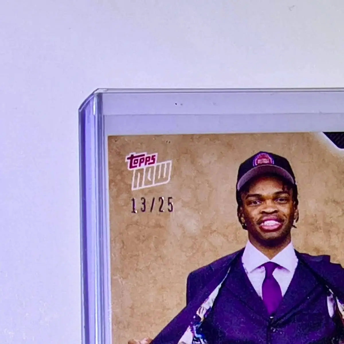 Ebuka Okorie 2026 NBA Rookie Topps Now Draft #EOK2 Orange Foil Card 13/25 - Basketball Card Single