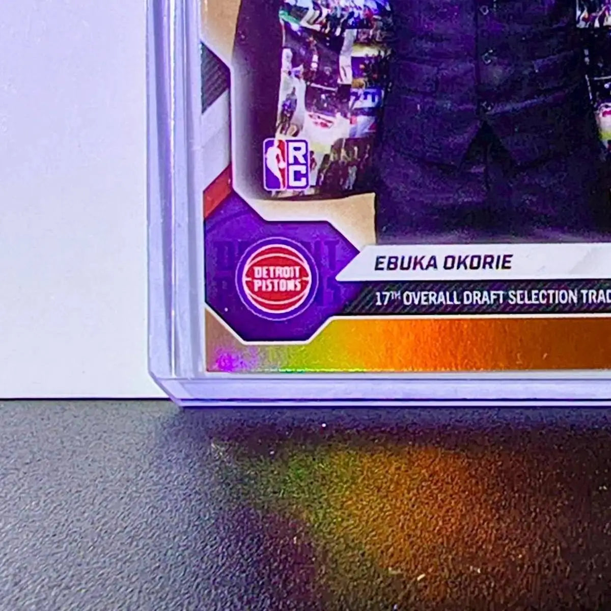 Ebuka Okorie 2026 NBA Rookie Topps Now Draft #EOK2 Orange Foil Card 13/25 - Basketball Card Single