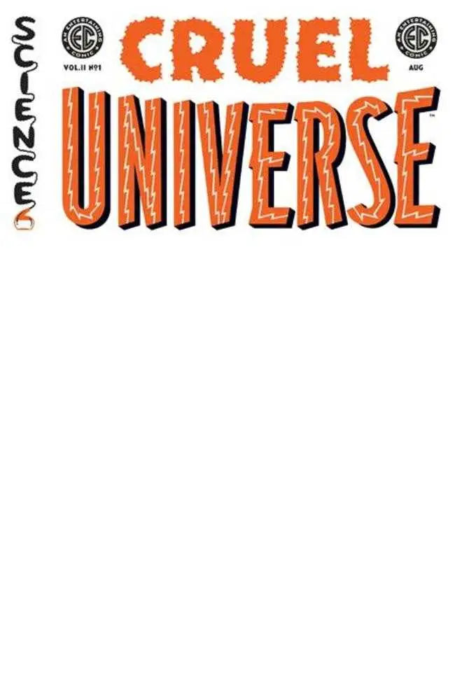 EC Cruel Universe 2 #1 (Of 12) Cover D Blank Sketch Variant - Comic Book
