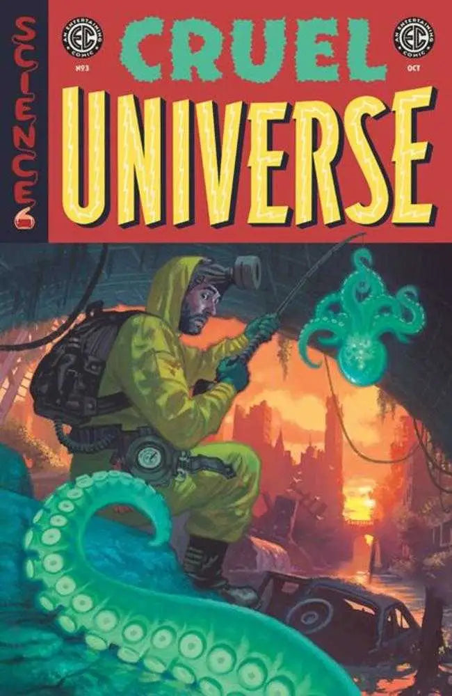 Cruel Universe comic book cover featuring tentacles and glowing effects by Greg Smallwood