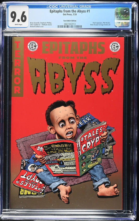 EC Epitaphs From The Abyss #1 (2024) Fan Addict Edition Corben CGC 9.6 - Comic Book