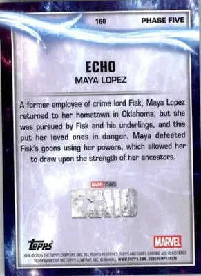 Echo - 2025 Topps Chrome Marvel Studios - #160 - Non_sport - Non-Sports Card Single