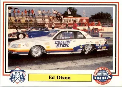 Ed Dixon - 1990 Checkered Flag IHRA - #71 - Racing - Racing Card Single