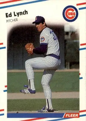 Ed Lynch - 1988 Fleer - #422 - Baseball - Baseball Card Single