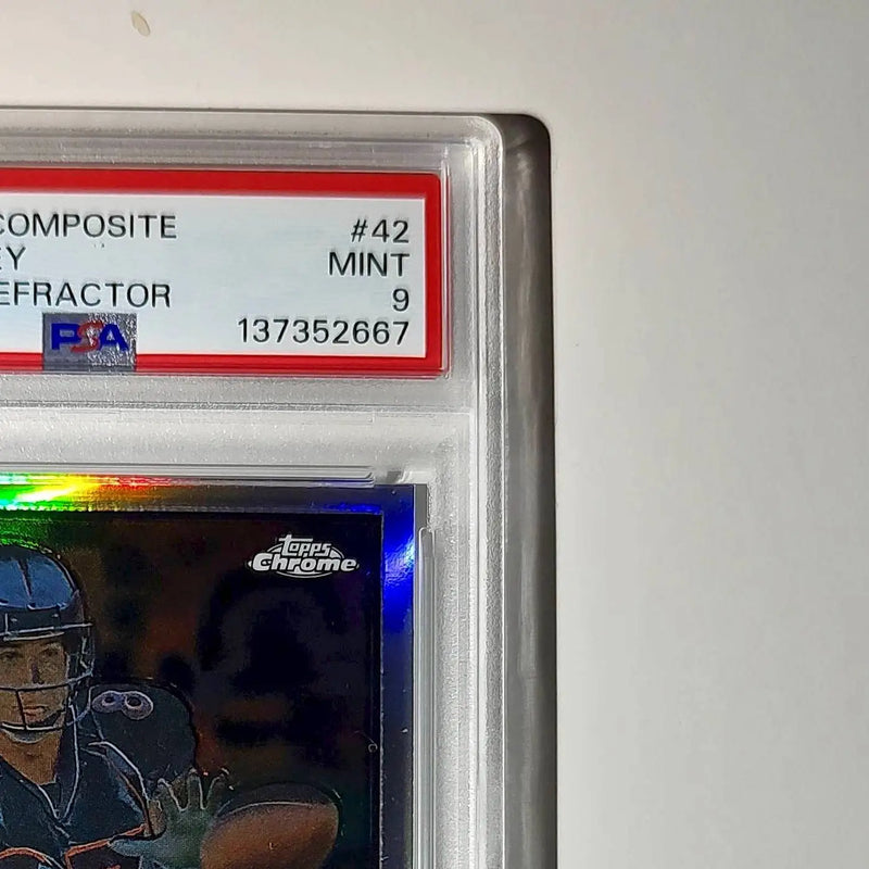 Ed McCaffrey 2023 Topps Chrome #42 Sepia Refractors PSA 9 Mint