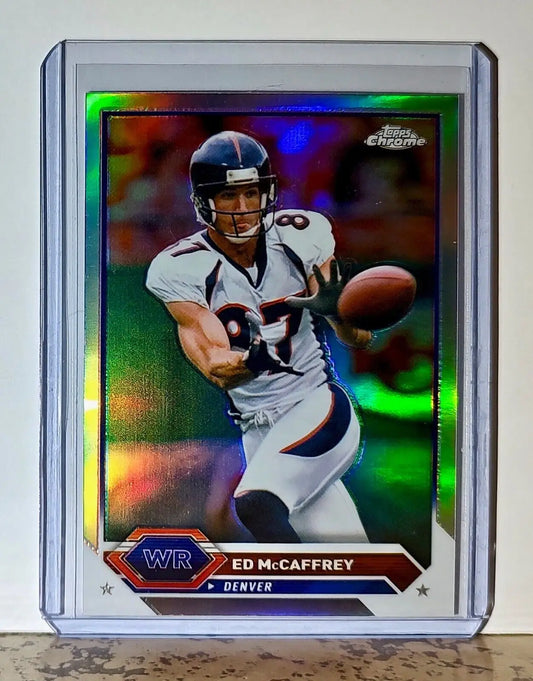 Ed McCaffrey 2023 Topps Chrome Refractor NFL #42 Football Card Denver Broncos - Football Card Single