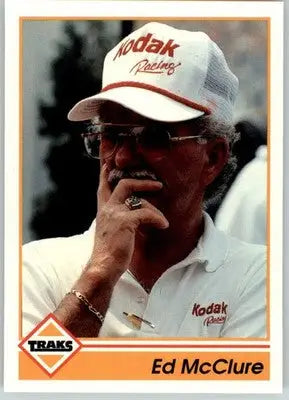 Ed McClure - 1992 Traks - #68 - Racing - Racing Card Single