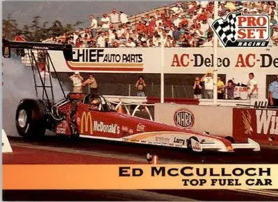 Ed McCulloch - 1992 Pro Set NHRA - #114 - Racing - Racing Card Single