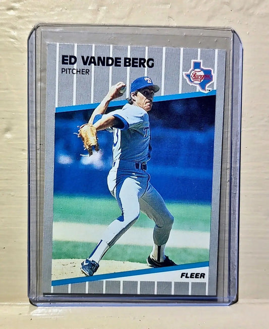 Ed Vande Berg 1989 Fleer MLB #534 Baseball Card Texas Rangers - Baseball Card Single