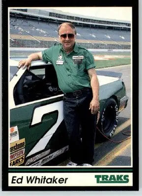 Ed Whitaker - 1991 Traks - #113 - RC Racing - Racing Card Single