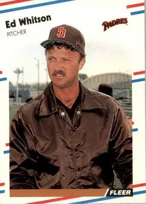 Ed Whitson - 1988 Fleer - #599 - Baseball - Baseball Card Single