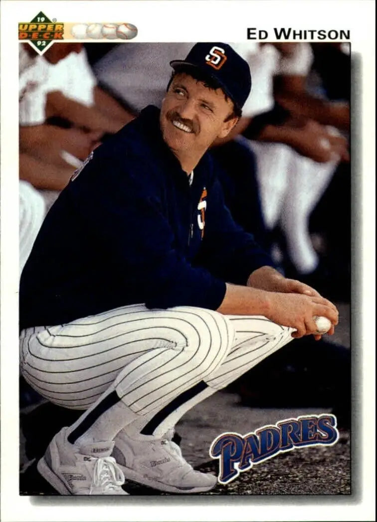 Ed Whitson 1992 Upper Deck MLB #103 Baseball Card San Diego Padres - Baseball Card Single