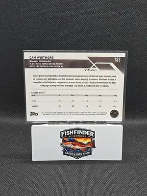 2023-24 Topps Chrome - Cam Whitmore #133 Green Topps Refractor (RC) - Basketball Card Single