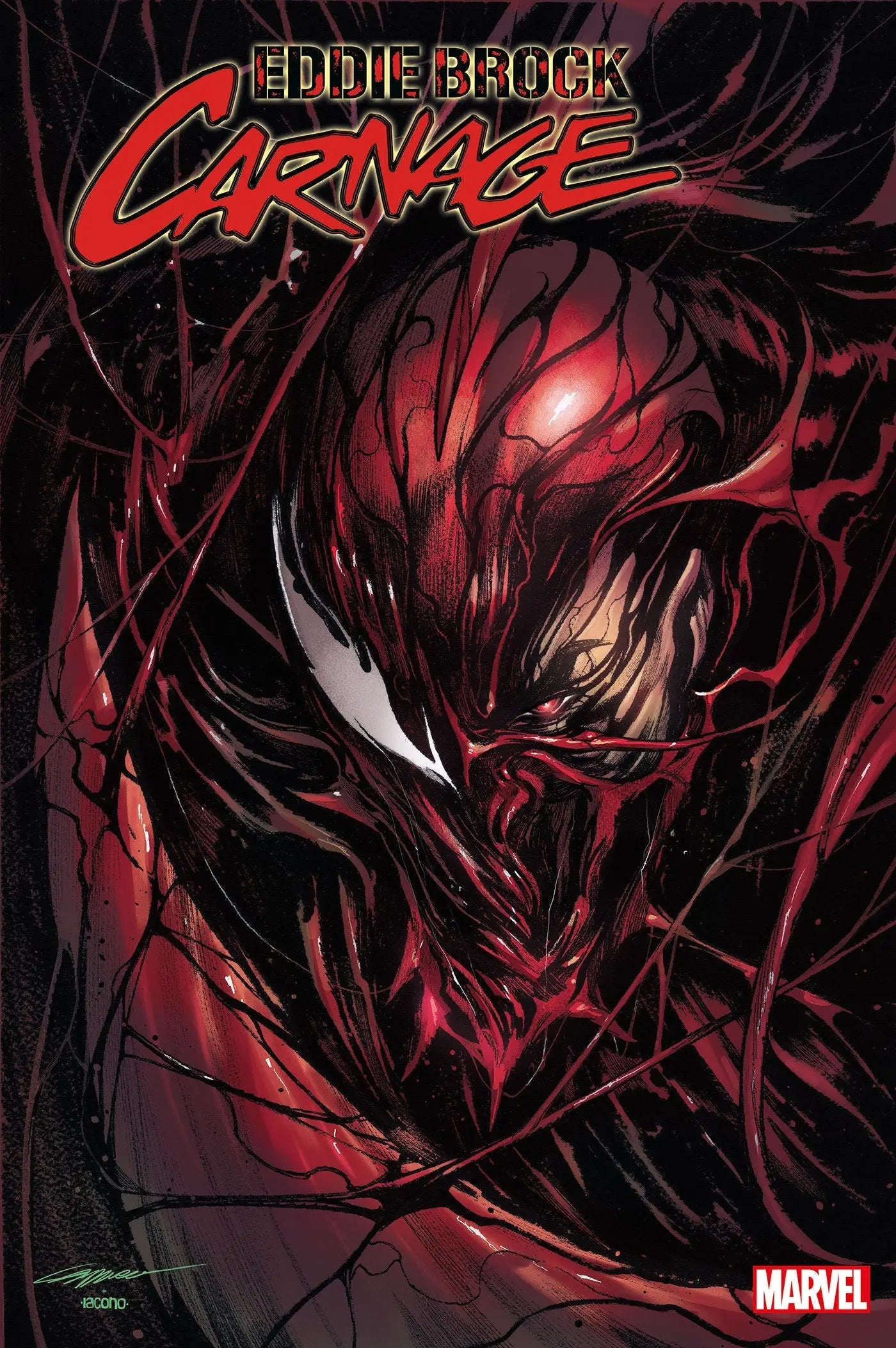 Eddie Brock Carnage comic book cover Alessandro Cappuccio Variant artwork