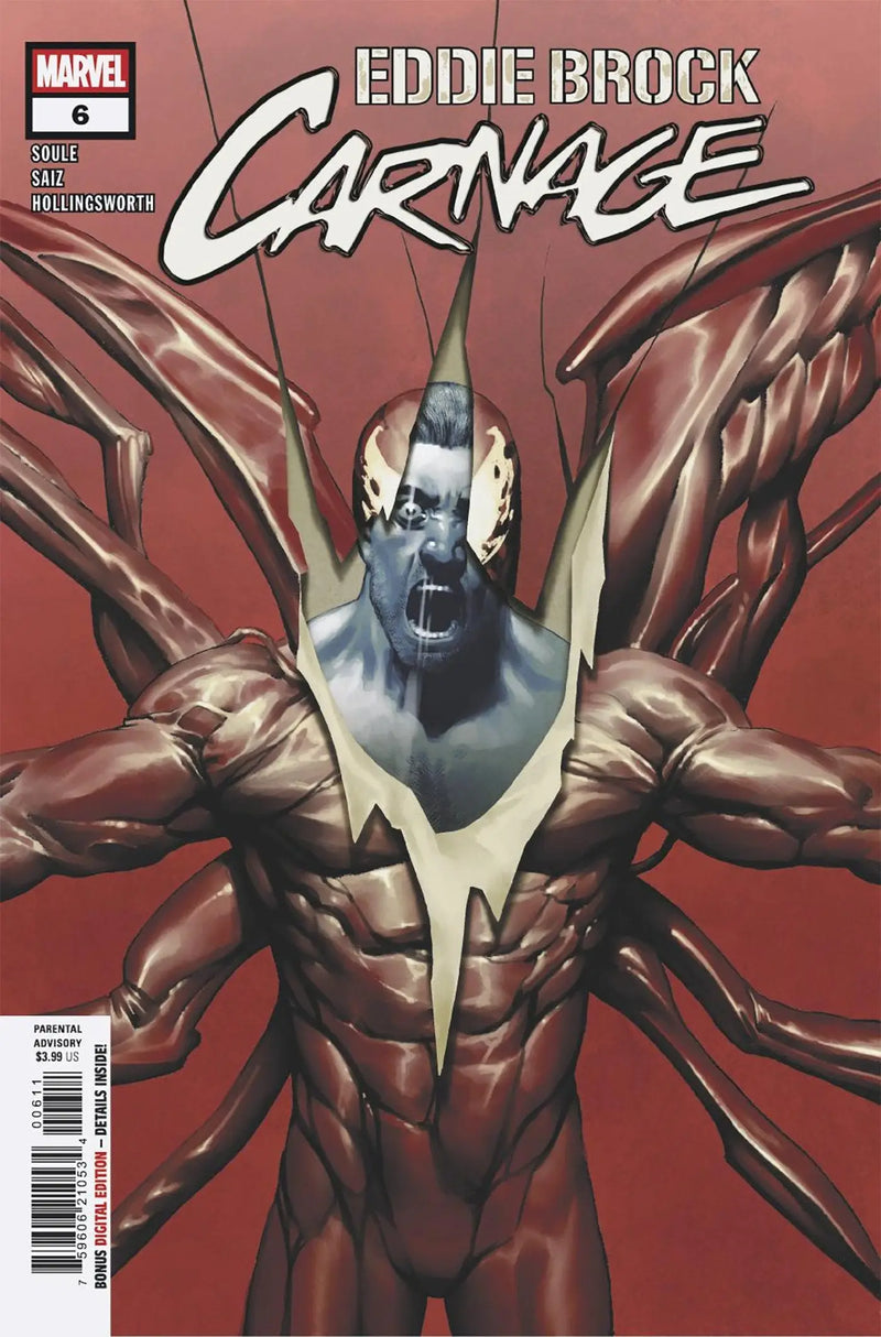 Comic book featuring Eddie Brock as Carnage from Eddie Brock Carnage series