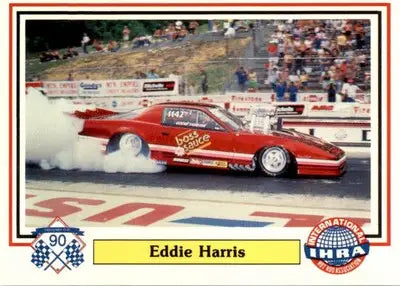 Eddie Harris - 1990 Checkered Flag IHRA - #17 - Racing - Racing Card Single