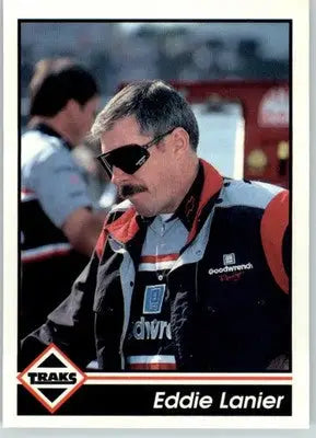 Eddie Lanier - 1992 Traks - #81 - Racing - Racing Card Single