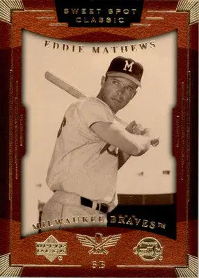 Eddie Mathews - 2004 Upper Deck Sweet Spot Classic - #27 - Baseball - Baseball Card Single