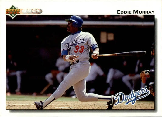 Eddie Murray 1992 Upper Deck MLB #265 Baseball Card Los Angeles Dodgers - Baseball Card Single