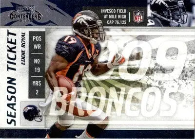 Eddie Royal - 2009 Playoff Contenders - #31 - Football - Football Card Single