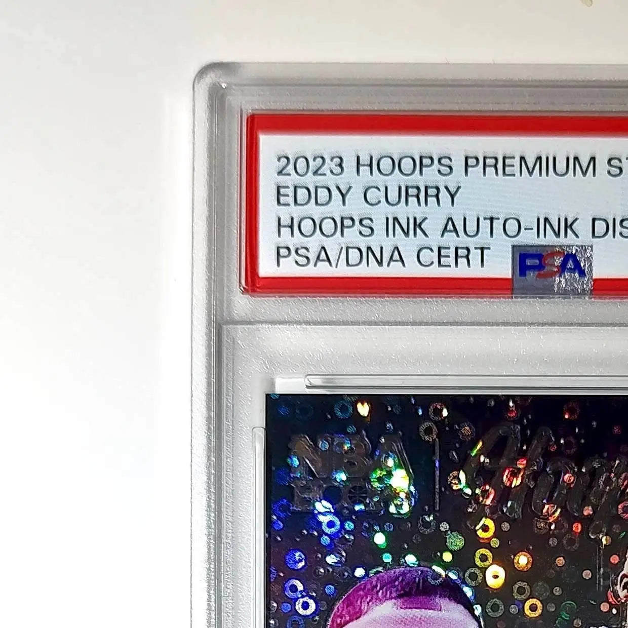 Eddy Curry 2023 Panini Premium NBA Hoops #HI-CUR Hoops Ink PSA 10 Auto 10 - Basketball Card Single